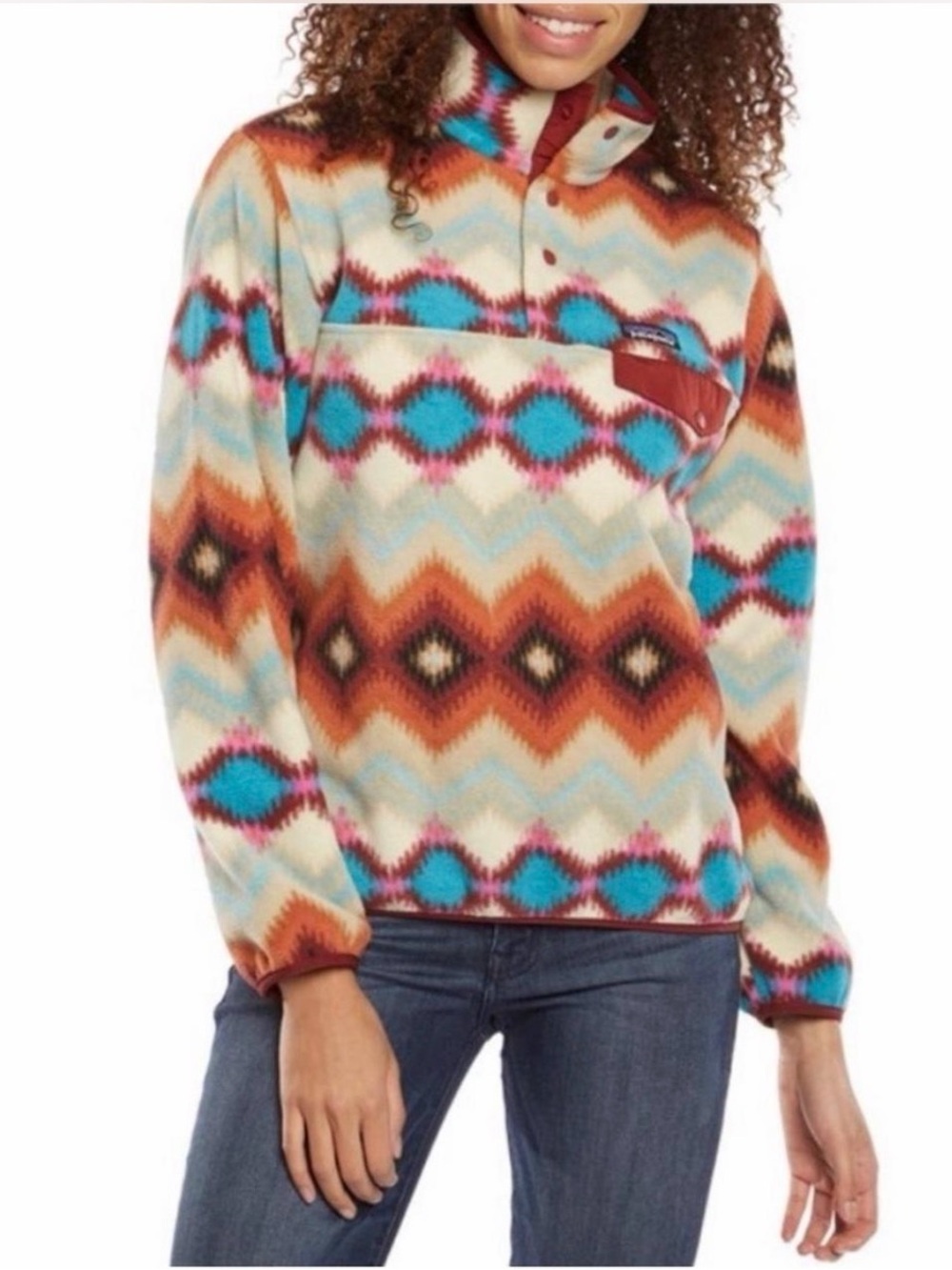 Patagonia Synchilla Aztec Print Fleece Pullover